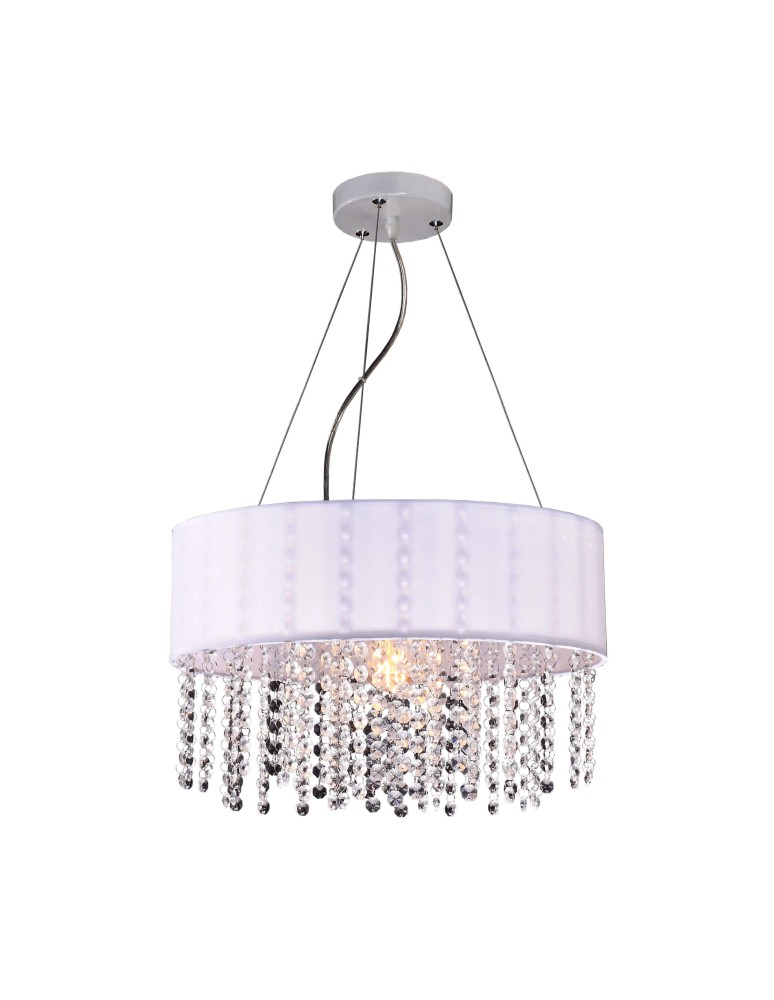 Pendant lamps - Light Prestige Madrid pendant white E27 white LP-81458/1P WH - product kolory-swiatla.pl 1
