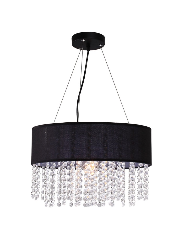 Pendant lamps - Light Prestige Madrid pendant black E27 black LP-81458/1P BK - product kolory-swiatla.pl 1