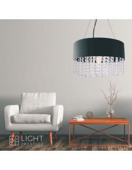 Light Prestige Madryt wisząca czarna E27 czarny LP-81458/1P BK - produkt 2