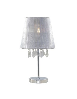 Light Prestige Mona small silver E27 desk lamp LP-5005/1TS silver