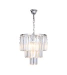 Glamour chandeliers - Zuma Line AMEDEO 4xE14 Chrome 17106/3+1-CHR Pendant. - product 1