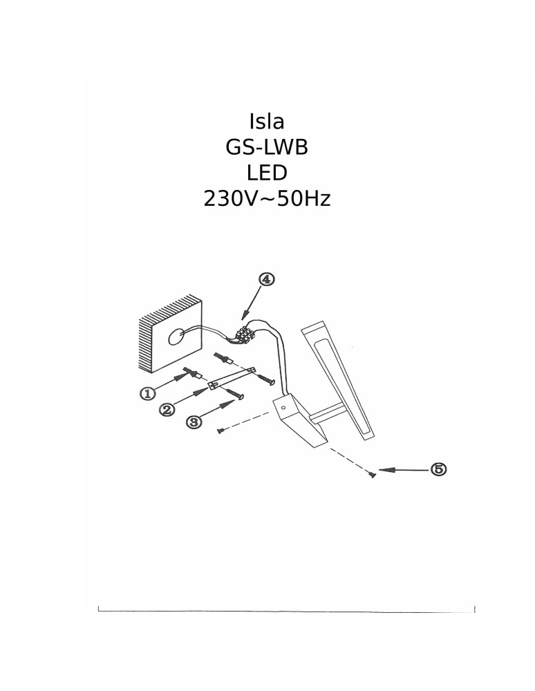 Bathroom wall lamps - Light Prestige Isla large black wall lamp with IP44 4000K LED black GS-LWB-20W BK - product kolory-swiatla.pl 10