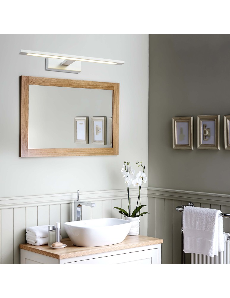 Bathroom wall lamps - Light Prestige Wall lamp Isla large 4000K 1xLED white IP44 GS-LWB-20W WH - product kolory-swiatla.pl 2