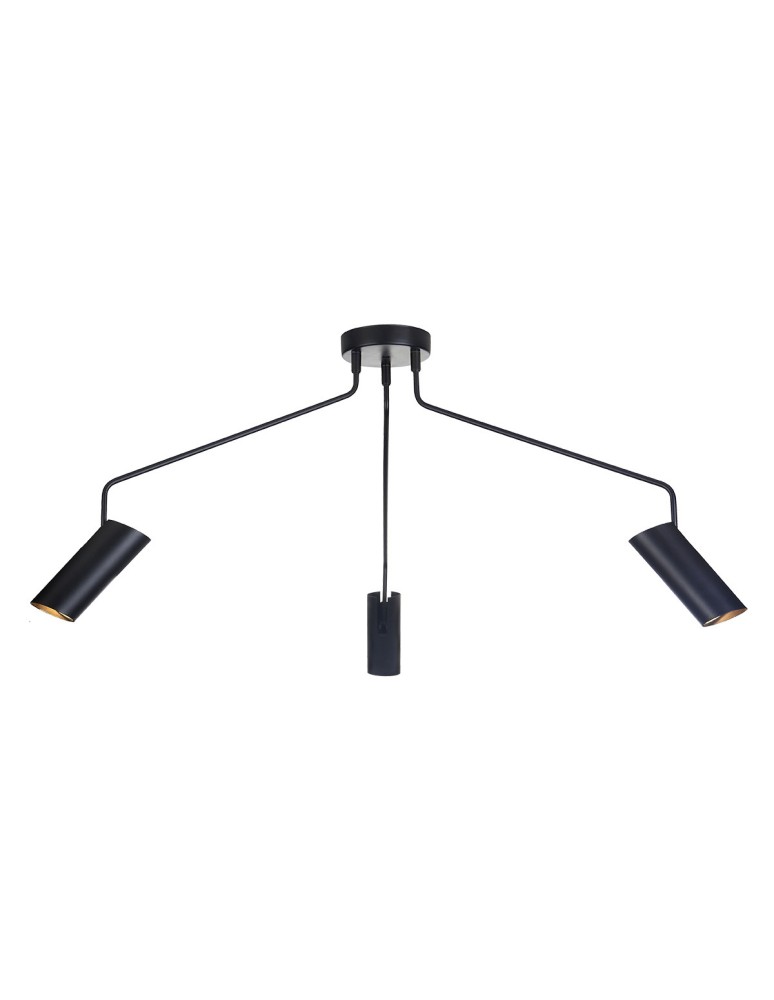 Pendant lamps - Light Prestige Futuro 3 pendant black GU10 black LP-17001/3C BK - product kolory-swiatla.pl 1