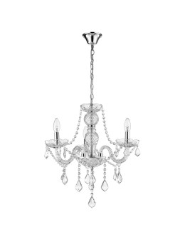 Light Prestige Cristallo 3 pendant E14 transparent LP-2940/3P
