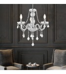 Glamour chandeliers - Light Prestige Cristallo 3 pendant E14 transparent LP-2940/3P - product 4