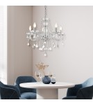 Glamour chandeliers - Light Prestige Cristallo 5 pendant E14 transparent LP-2940/5P - product 2