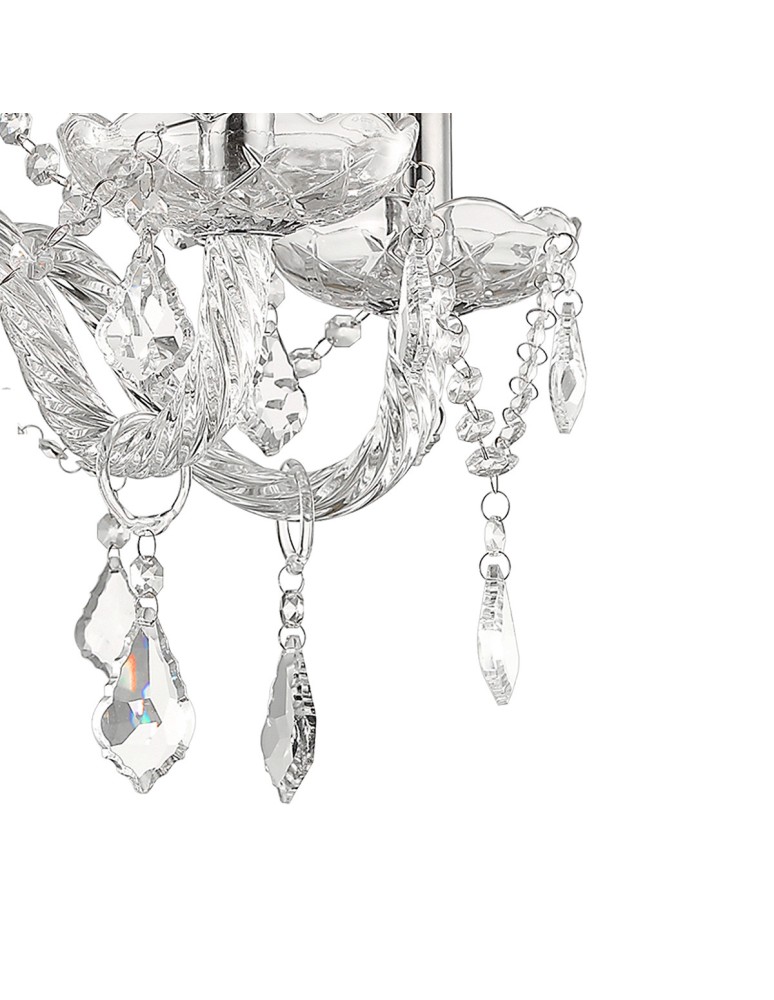 Glamour chandeliers - Light Prestige Cristallo 5 pendant E14 transparent LP-2940/5P - product kolory-swiatla.pl 6