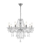 Glamour chandeliers - Light Prestige Cristallo 8 pendant E14 transparent LP-2940/8P - product 4