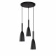 Light Prestige Solin 3 wisząca czarna E27 czarny LP-181/3P BK