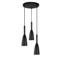 Light Prestige Solin 3 wisząca czarna E27 czarny LP-181/3P BK