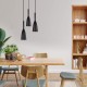 Light Prestige Solin 3 wisząca czarna E27 czarny LP-181/3P BK