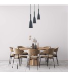 Pendant lamps - Light Prestige Solin 3 pendant grey E27 grey LP-181/3P GR - product 2