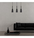 Pendant lamps on a strip - Light Prestige Solin 3 pendant line black E27 black LP-181/3L BK - product 2