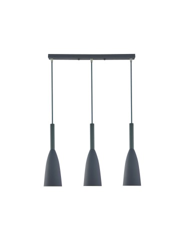 Light Prestige Solin 3 pendant line grey E27 grey LP-181/3L GR