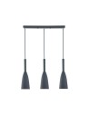 View Light Prestige Solin 3 pendant line grey E27 grey LP-181/3L GR