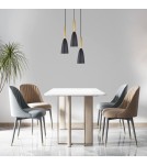 Pendant lamps - Light Prestige Solin 3 pendant plate black/gold E27 black/gold LP-181/3P BK/GD - product 2