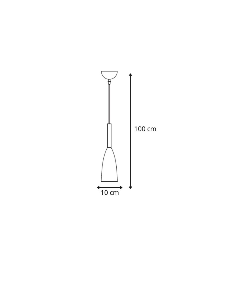 Pendant lamps - Light Prestige Solin pendant gold E27 gold/black LP-181/1P GD - product kolory-swiatla.pl 3
