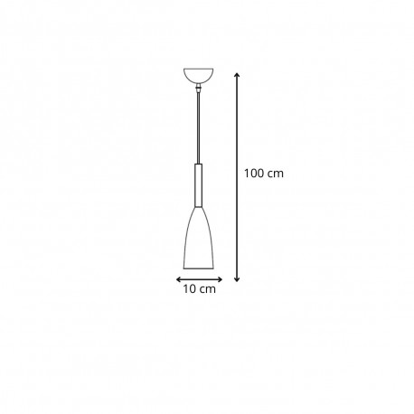 Light Prestige Solin wisząca złota E27 złoty/czarny LP-181/1P GD