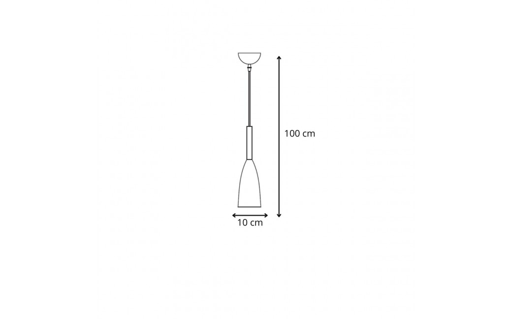 Light Prestige Solin wisząca złota E27 złoty/czarny LP-181/1P GD