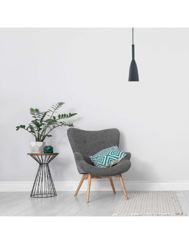 Pendant lamps - Light Prestige Solin pendant grey E27 grey LP-181/1P GR - product kolory-swiatla.pl 2