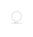 Modern wall lamps - Light Prestige Platillo medium white LED plafond LP-8102/1C-12W WH - product 4