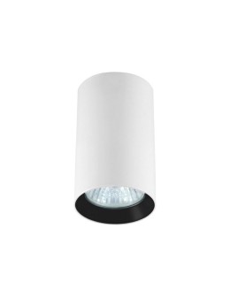 Light Prestige Manacor white eyelet with black ring 9 cm GU10 white LP-232/1D - 90 WH/BK