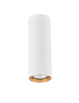 Light Prestige Manacor white eyelet with gold ring 17 cm GU10 white LP-232/1D - 170 WH/GD