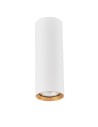 Light Prestige Manacor oczko białe  ze złotym ringiem 17 cm GU10 biały LP-232/1D - 170 WH/GD