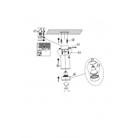 Light Prestige Manacor oczko białe ze złotym ringiem 17 cm GU10 biały LP-232/1D - 170 WH/GD