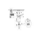 Ceiling luminaires for replaceable light source - Light Prestige Manacor white eyelet with gold ring 13 cm GU10 white LP-232/1D - 130 WH/GD - product 4
