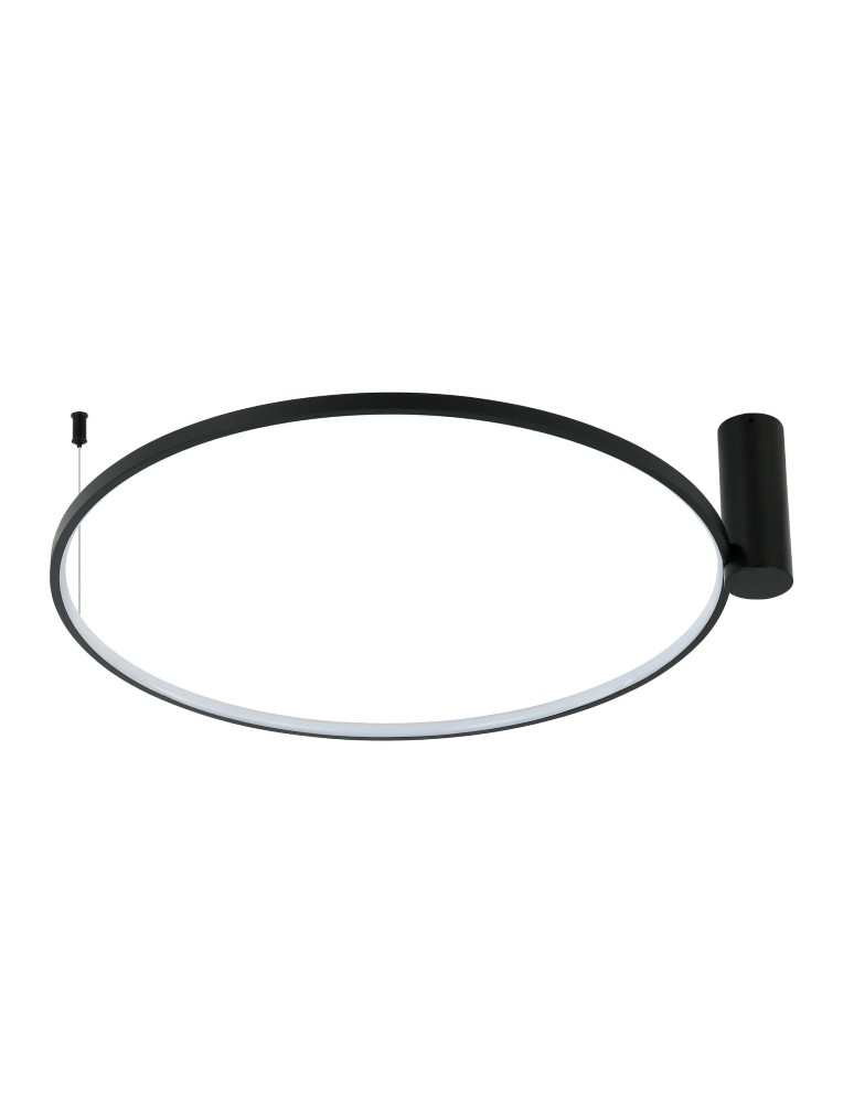 Modern ceiling lamps - Light Prestige Ring plafond L black 3000K LP-909/1C L BK 1 xLED black - product kolory-swiatla.pl 1