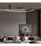 Modern ceiling lamps - Light Prestige Ring plafond L black 3000K LP-909/1C L BK 1 xLED black - product 2