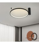 Modern ceiling lamps - Light Prestige Ring plafond S black 4000K LP-909/1C 4S BK 1xLED black - product 3