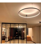 Modern ceiling lamps - Light Prestige Ring plafond S black 3000K LP-909/1C S BK 1xLED black - product 4