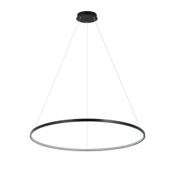 Light Prestige Ring lampa wisząca duża czarna 3000K LP-909/1P L BK 1xLED czarny