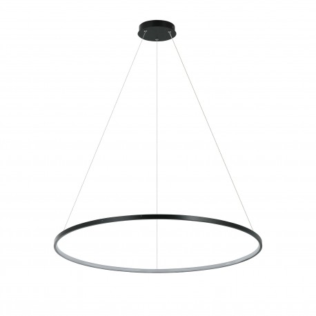 Light Prestige Ring lampa wisząca duża czarna 3000K LP-909/1P L BK 1xLED czarny