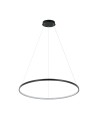 Light Prestige Ring lampa wisząca średnia czarna 4000K LP-909/1P 4M BK 1xLED czarny