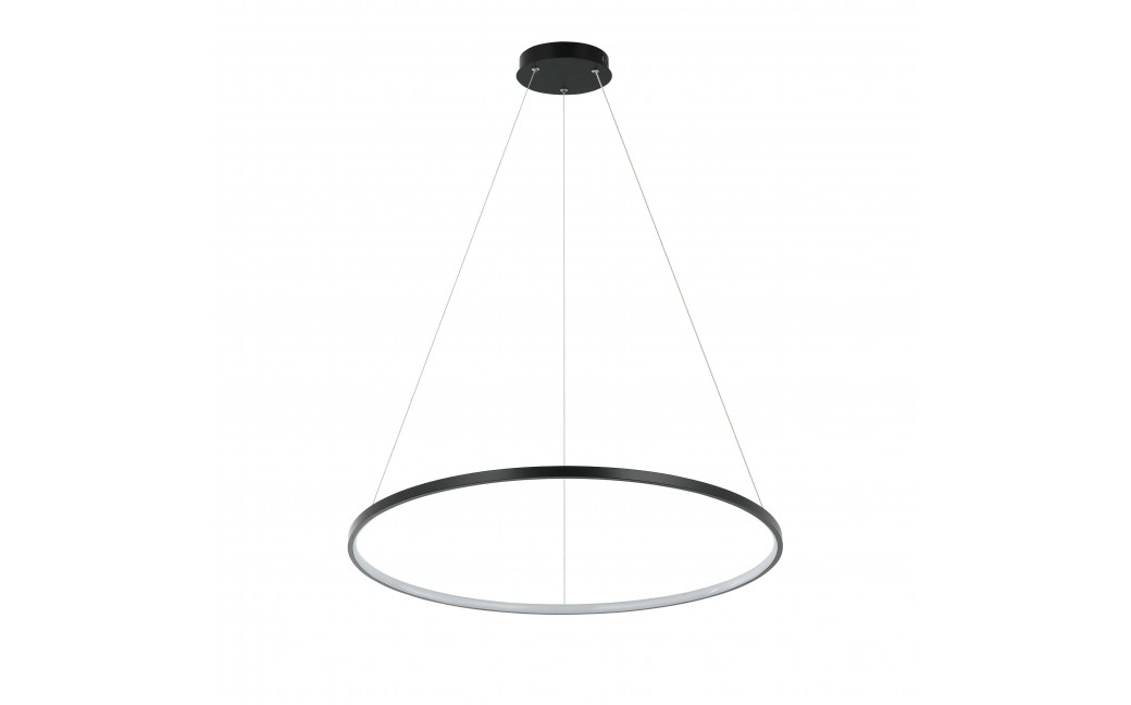 Light Prestige Ring lampa wisząca średnia czarna 4000K LP-909/1P 4M BK 1xLED czarny