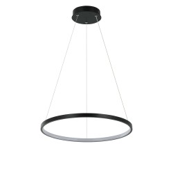 Light Prestige Ring lampa wisząca mała czarna 4000K LP-909/1P 4S BK 1xLED czarny