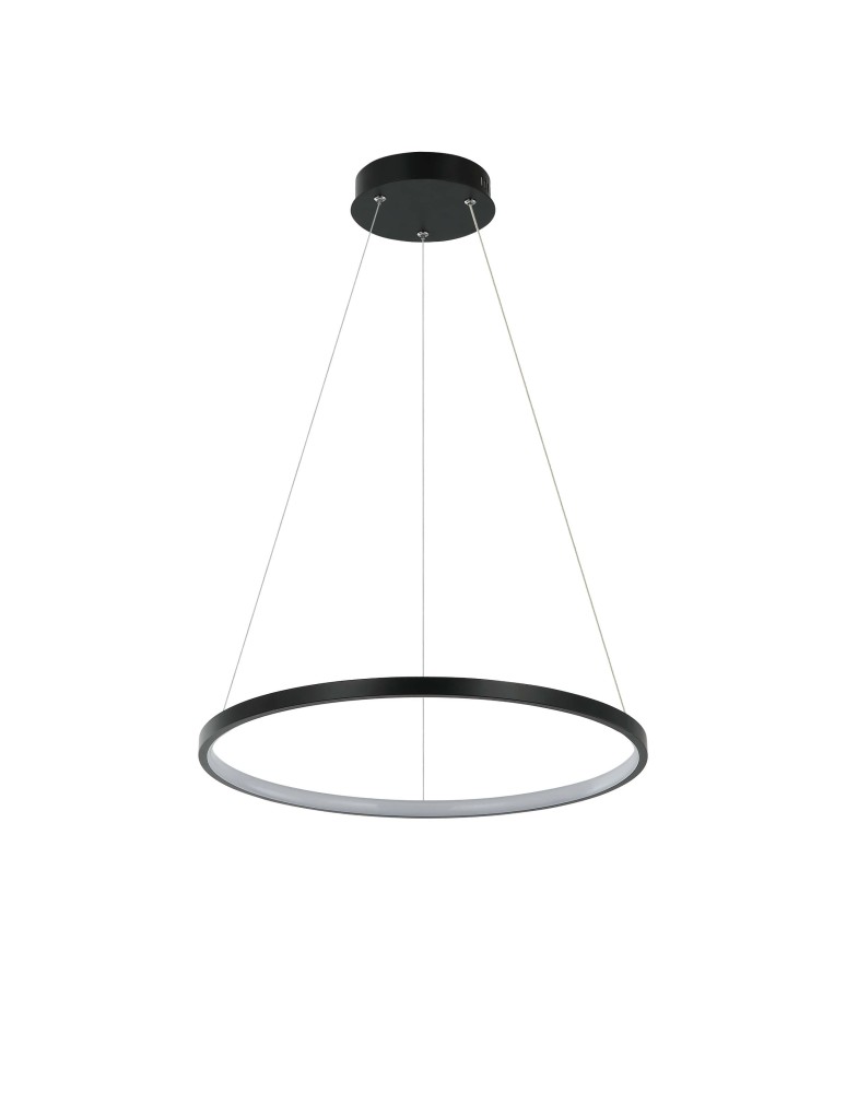 Pendant lamps circles - Light Prestige Ring small pendant lamp black 4000K LP-909/1P 4S BK 1xLED black - product kolory-swiatla.pl 1