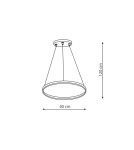 Pendant lamps circles - Light Prestige Ring small pendant lamp black 3000K LP-909/1P S BK 1xLED black - product 3