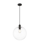 Pendant lamps - Light Prestige Puerto pendant large black E27 black LP-004/1P L BK - product 1