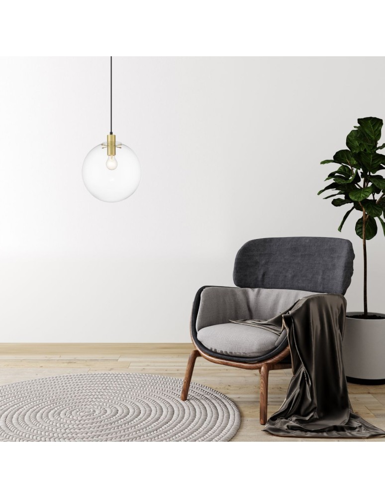 Pendant lamps - Light Prestige Puerto pendant large gold E27 gold LP-004/1P L GD - product kolory-swiatla.pl 3