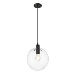 Light Prestige Puerto wisząca średnia czarna E27 czarny LP-004/1P M BK