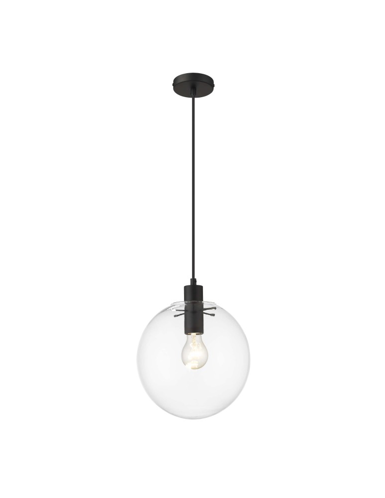 Pendant lamps - Light Prestige Puerto pendant medium black E27 black LP-004/1P M BK - product kolory-swiatla.pl 1