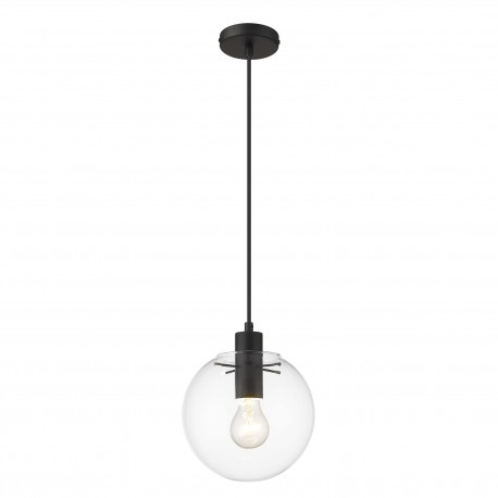 Light Prestige Puerto wisząca mała czarna E27 czarny LP-004/1P S BK