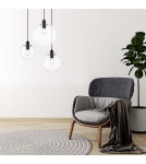 Pendant lamps - Light Prestige Puerto pendant small black E27 black LP-004/1P S BK - product 2