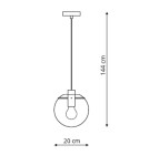 Pendant lamps - Light Prestige Puerto pendant small black E27 black LP-004/1P S BK - product 3