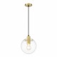 Light Prestige Puerto wisząca mała złota E27 złoty LP-004/1P S GD